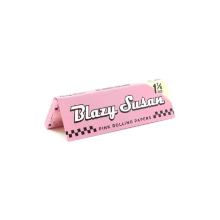 BLAZY SUSAN 1 1/4 PINK ROLLING PAPERS