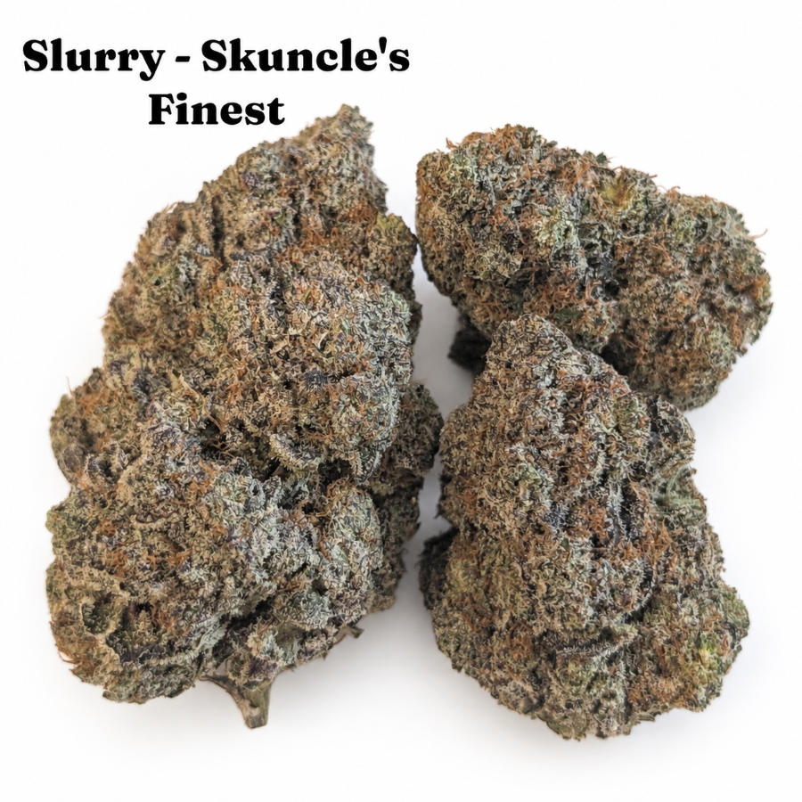 Slurry Skuncle’s Frosty Cannabis Buds